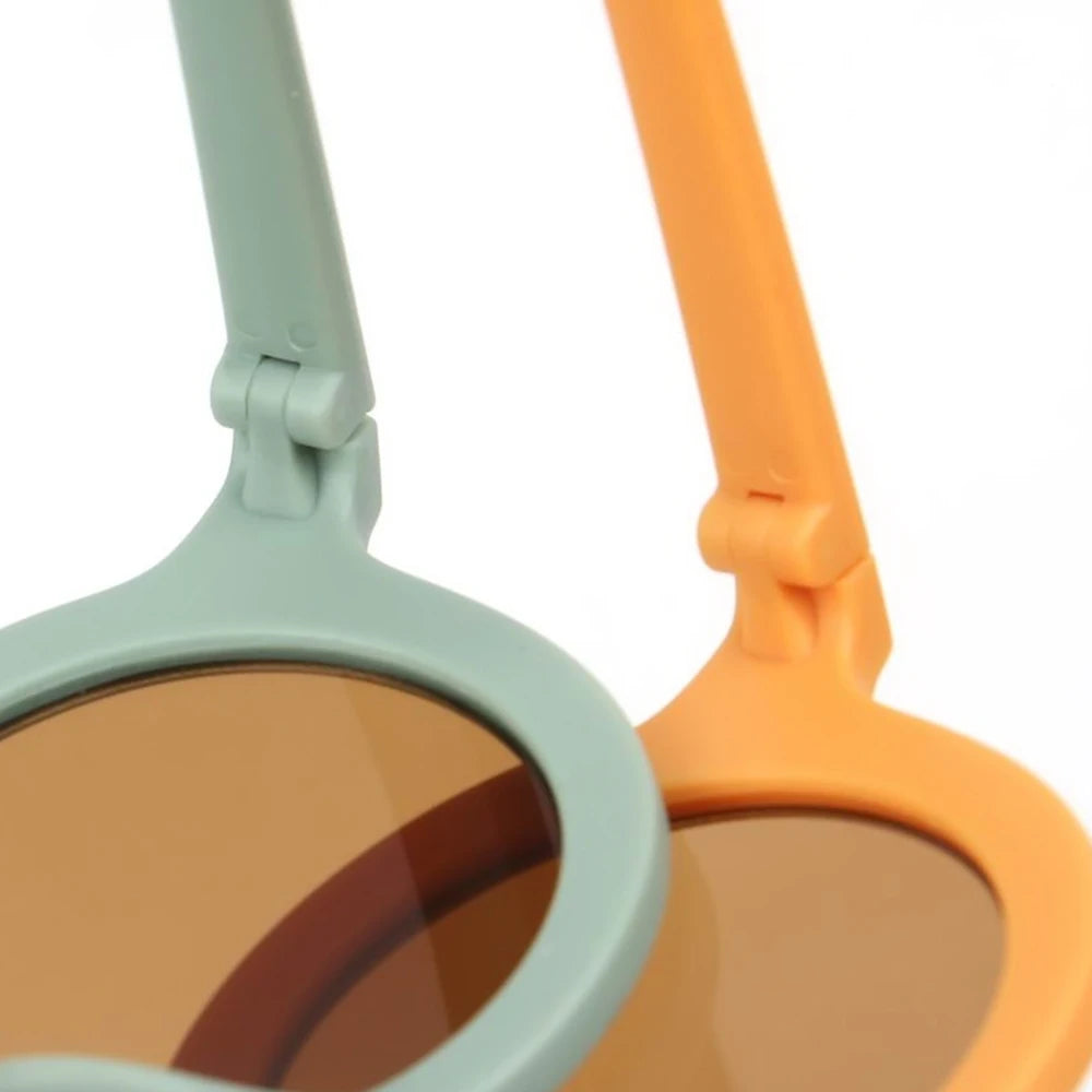 Retro Children's Sunglasses Solid Color Ultraviolet Proof