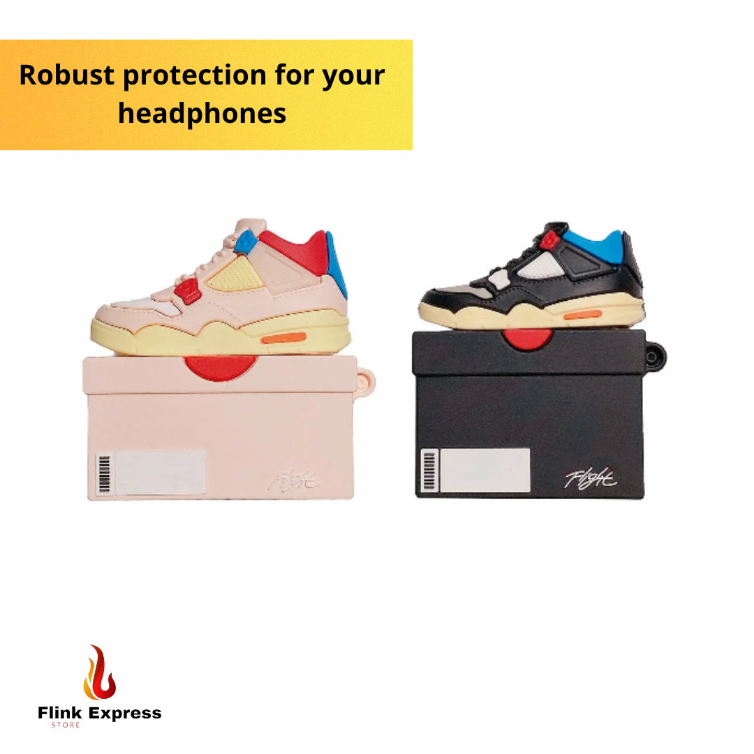 Sneaker-shaped box for headphones