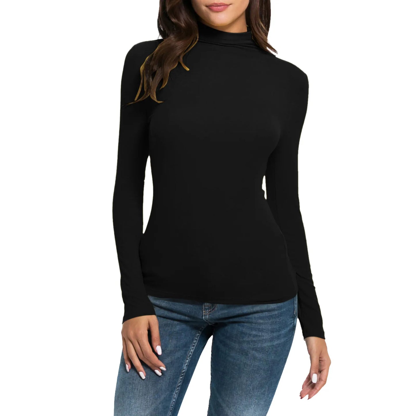 Women's Thermal Shirt with Turtleneck