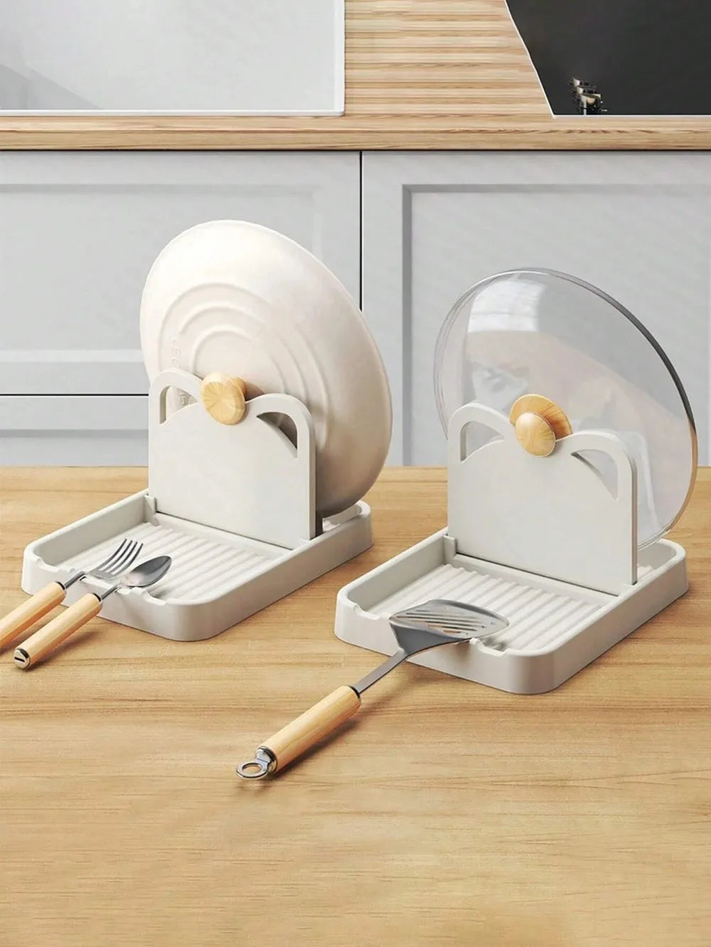 Kitchen Pot Lid Holder