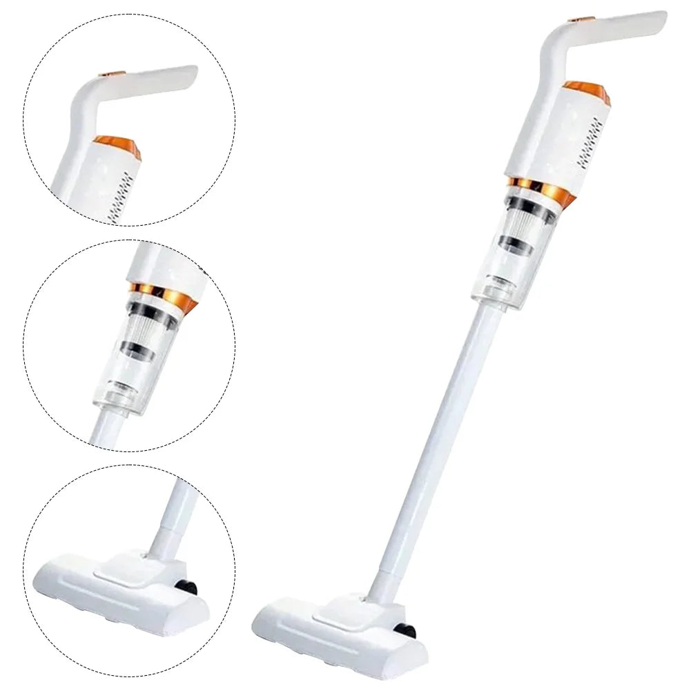 Strong Suction Mopping Machine 2000mAh Handheld Water Sweeper USB Rechargeable Large Suction Vacuum Cleaner for Home and Car Use