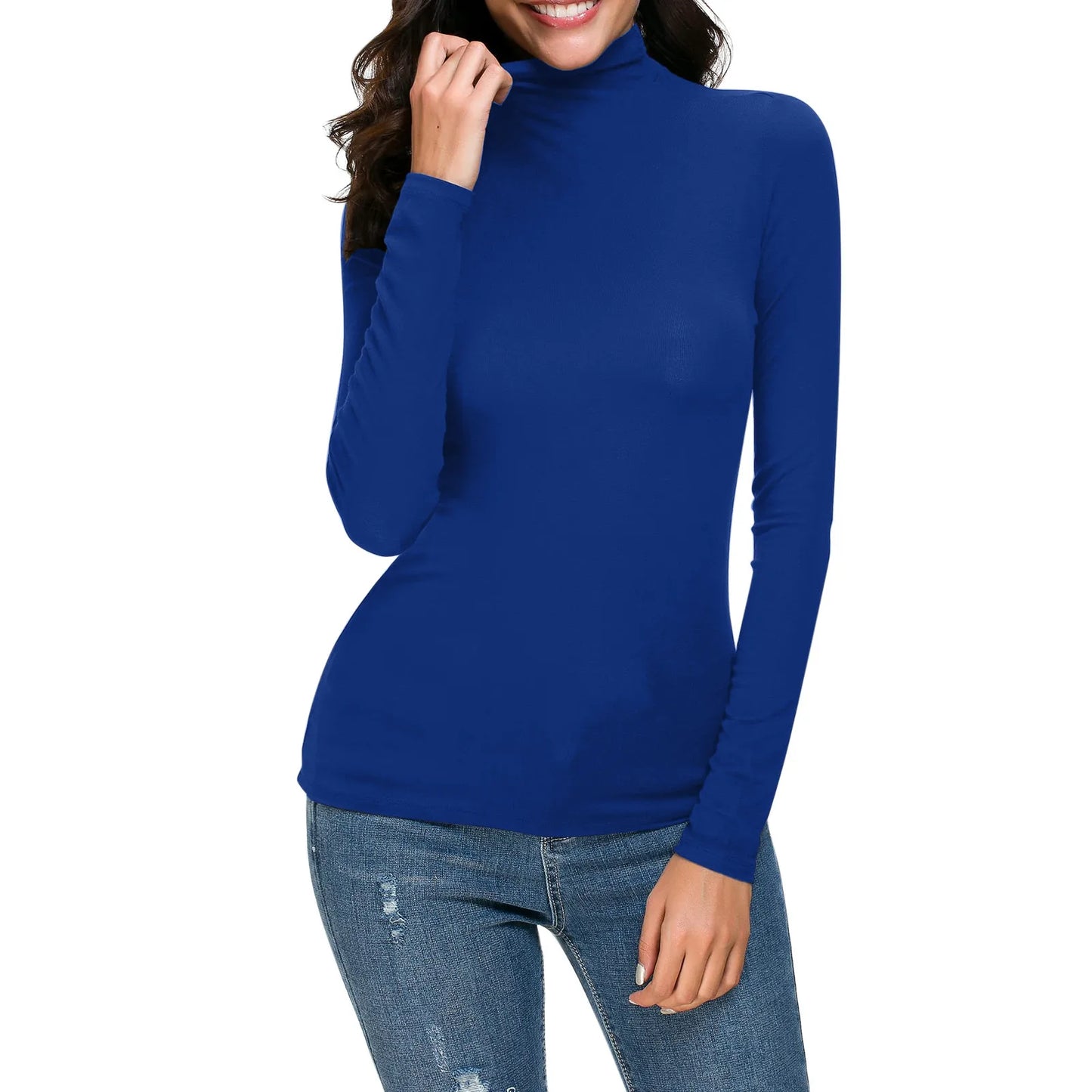Women's Thermal Shirt with Turtleneck