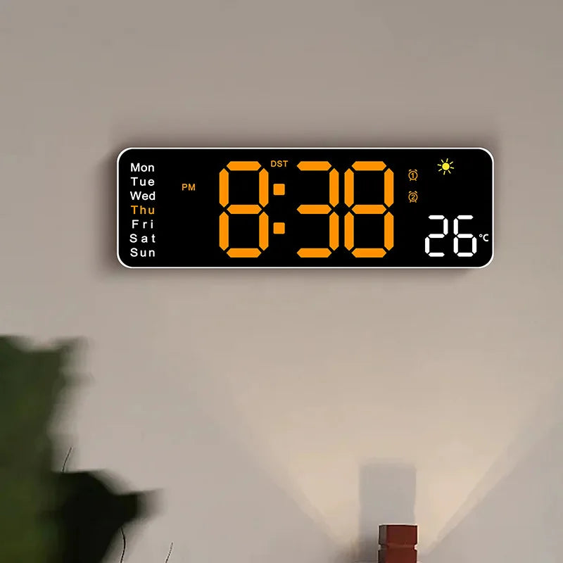 Large Screen Digital Wall Clock