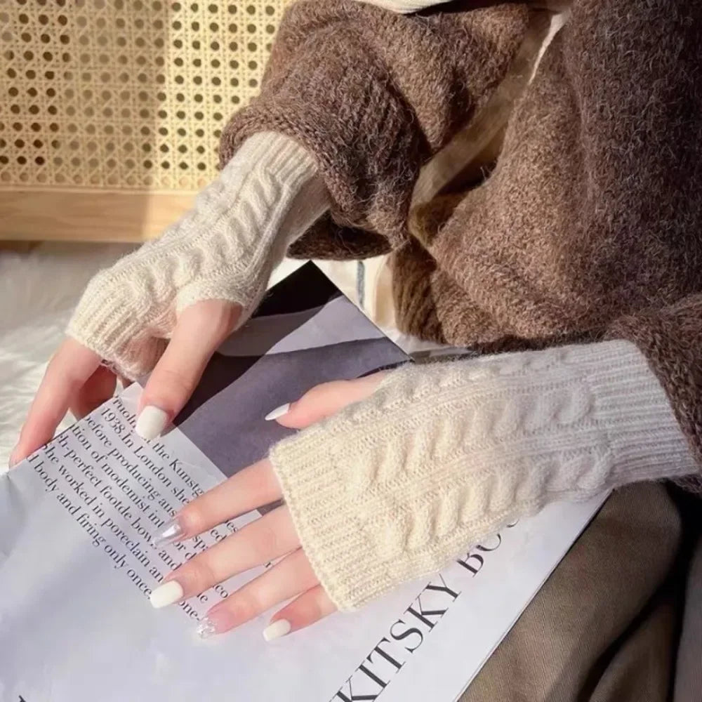 Winter Thermal Fingerless Gloves