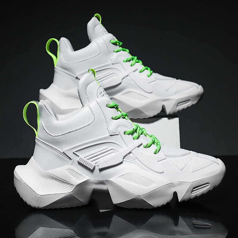 Men's white high top sneakers