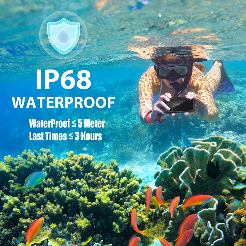 Waterproof Case for iPhone 15 14 13 12 11 Pro Max XS Max XR 7 8
