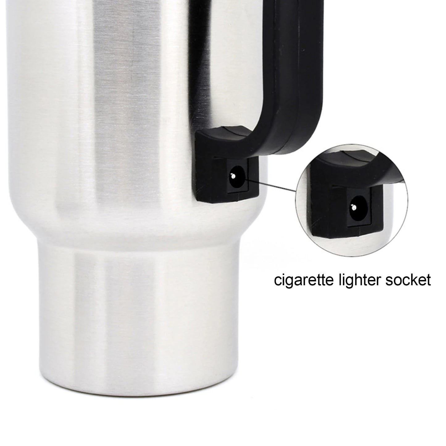 Electric kettle for car, heating water, tea, coffee, milk