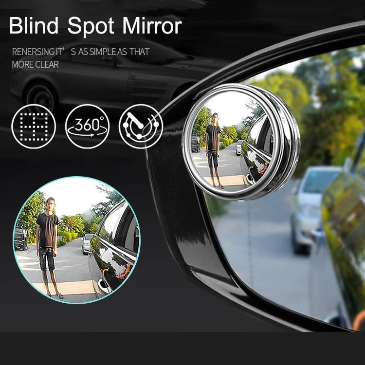 Auxiliary convex rearview mirror for car