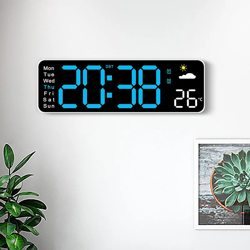 Large Screen Digital Wall Clock