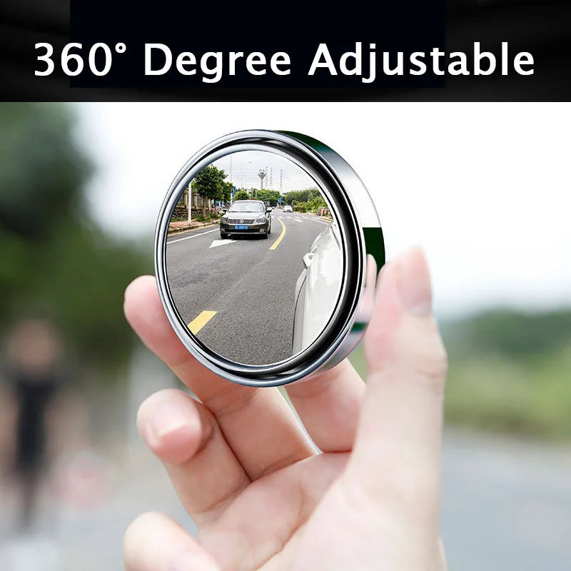 Auxiliary convex rearview mirror for car