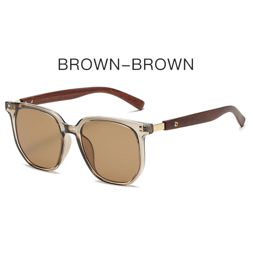 Luxury Retro Glasses Wooden Frame