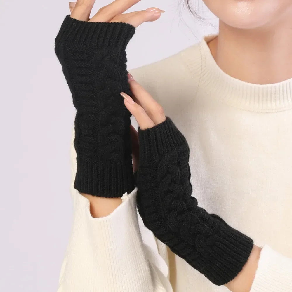 Winter Thermal Fingerless Gloves