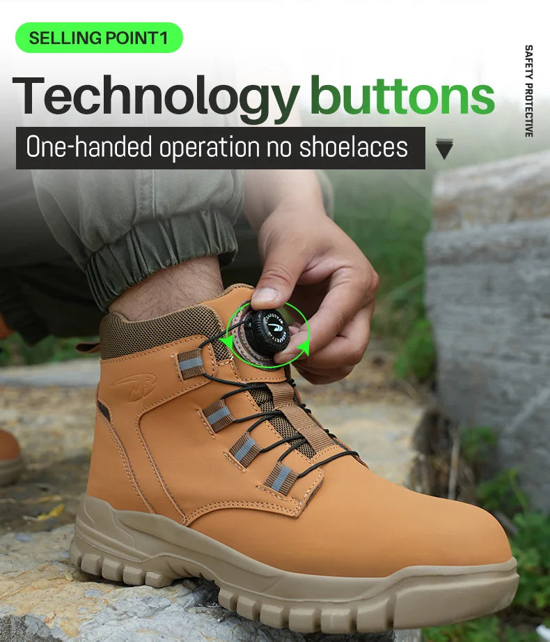 Waterproof Safety Boots with Steel Toe