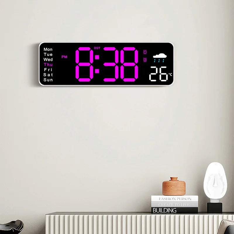 Large Screen Digital Wall Clock