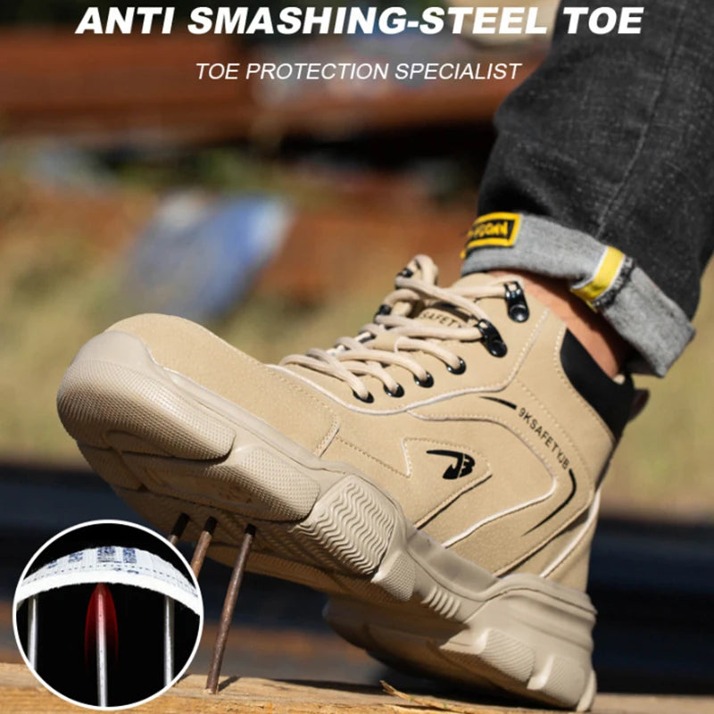 Indestructible Steel Toe Safety Shoes