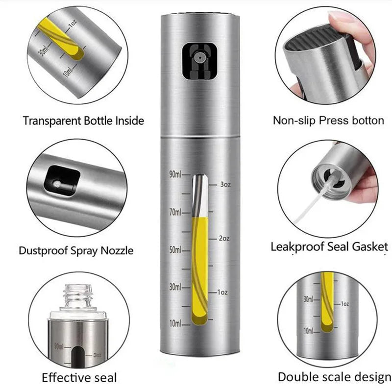 BBQ Olive Oil Spray Bottle,