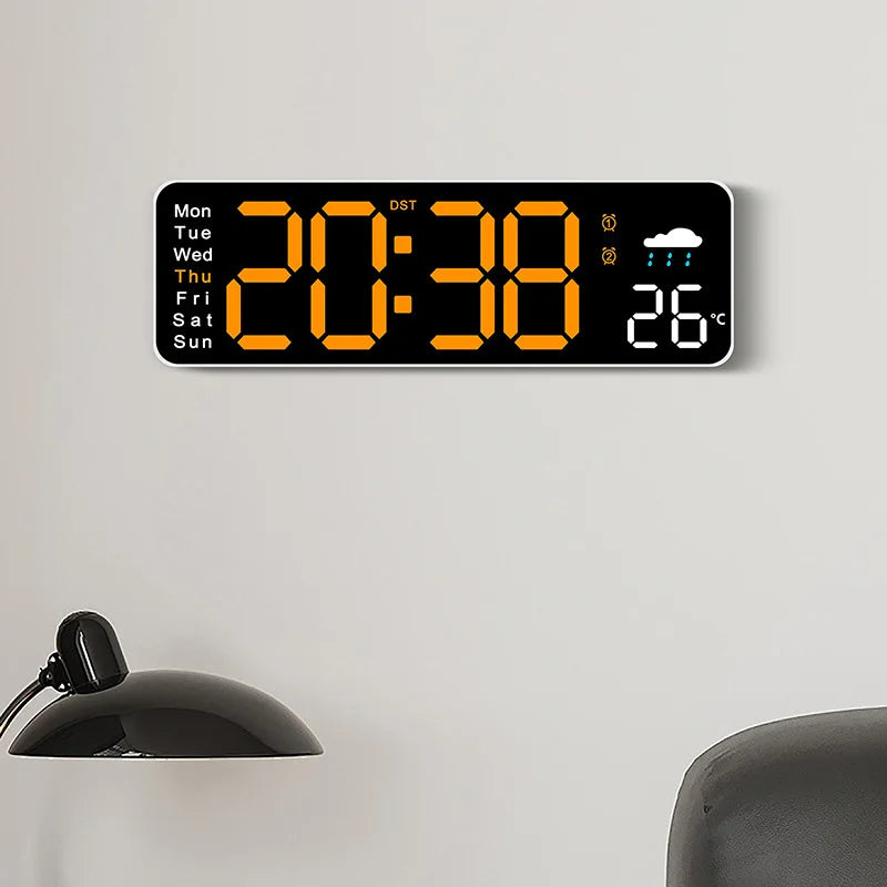 Large Screen Digital Wall Clock