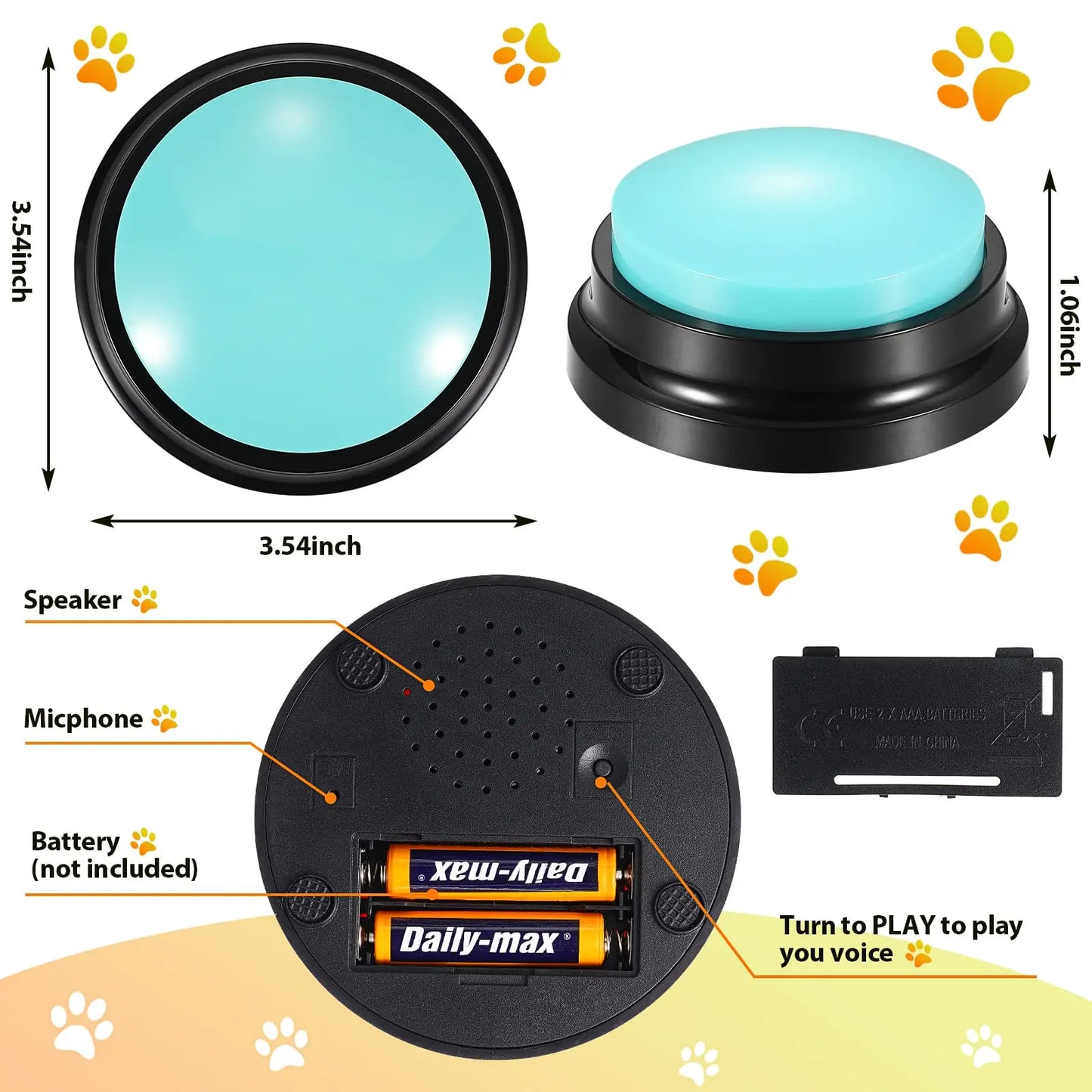 TalkTreat Dog Buttons