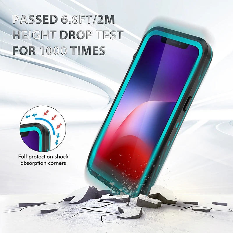 Waterproof Case for iPhone 15 14 13 12 11 Pro Max XS Max XR 7 8