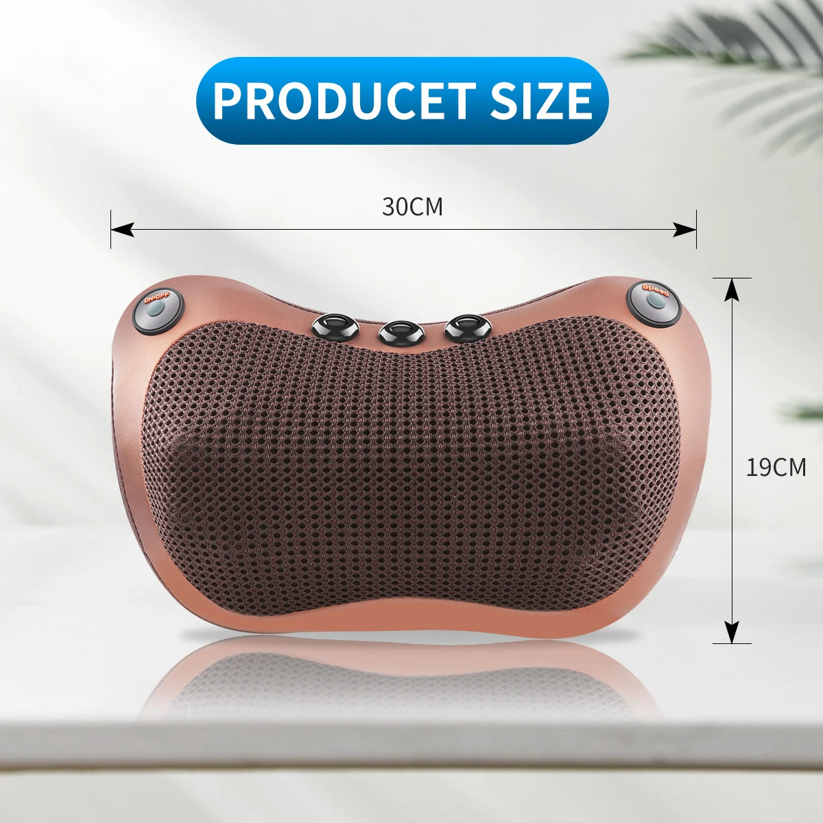 Heated Shiatsu Massage Pillow