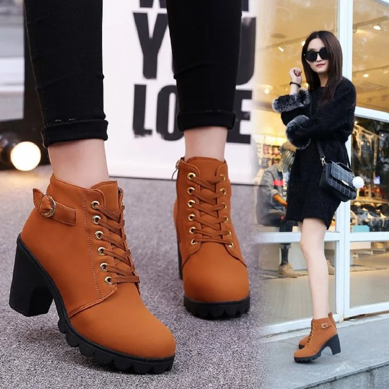 Elegant High Heel Boots