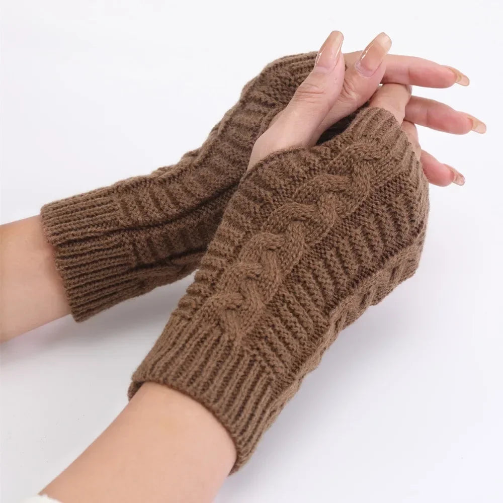 Winter Thermal Fingerless Gloves