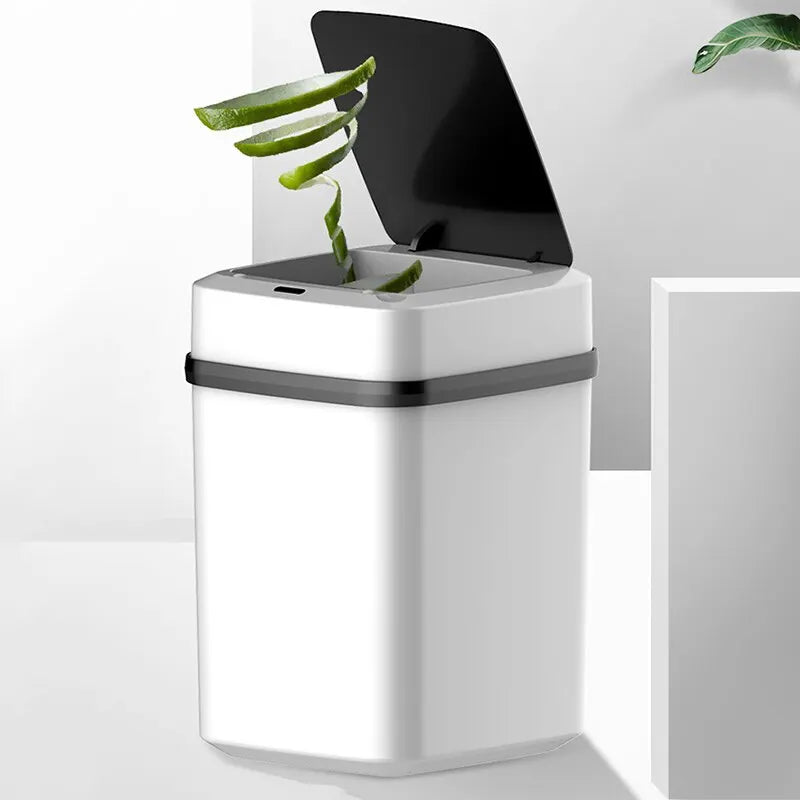 13L Smart Trash Bin for Kitchen and Bathroom