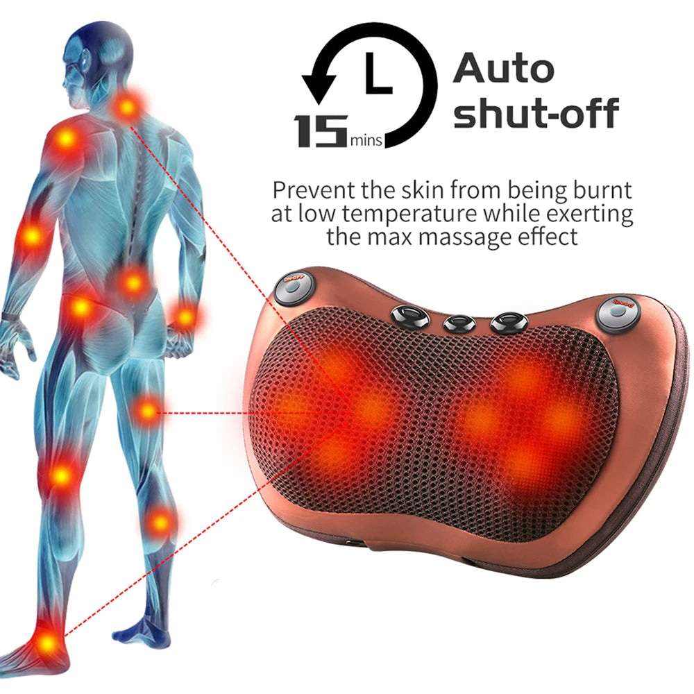 Heated Shiatsu Massage Pillow