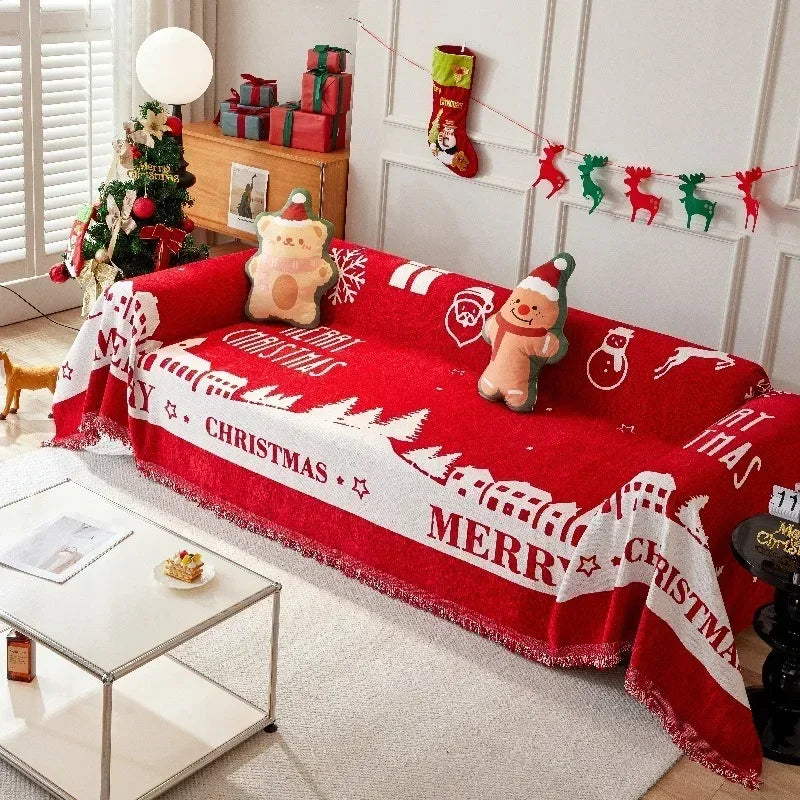 Christmas style covers for sofas