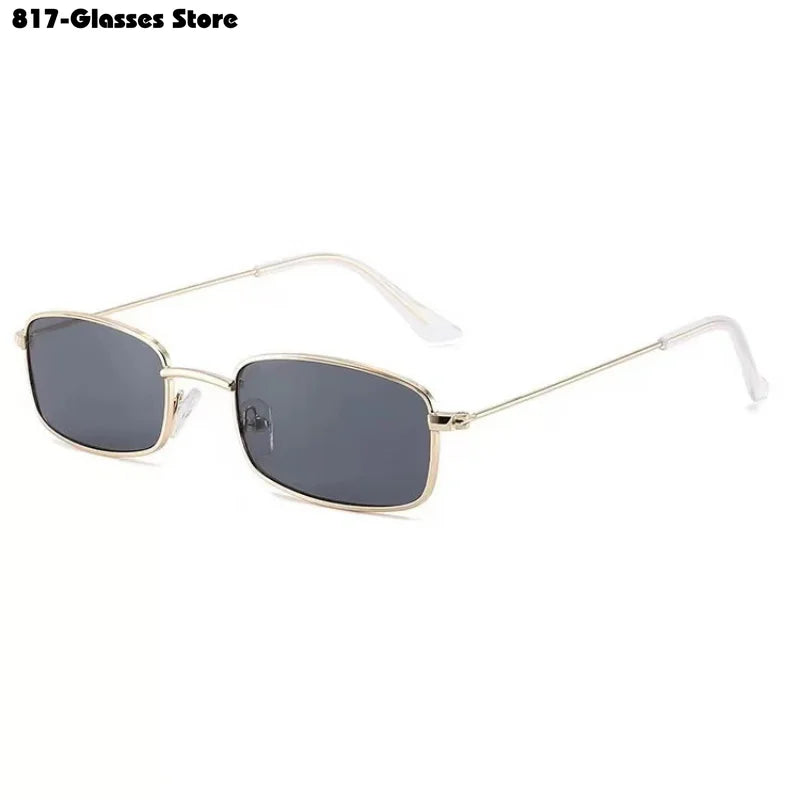 Candy Color Metal Cat Eye Sunglasses UV400 Women Korean Style