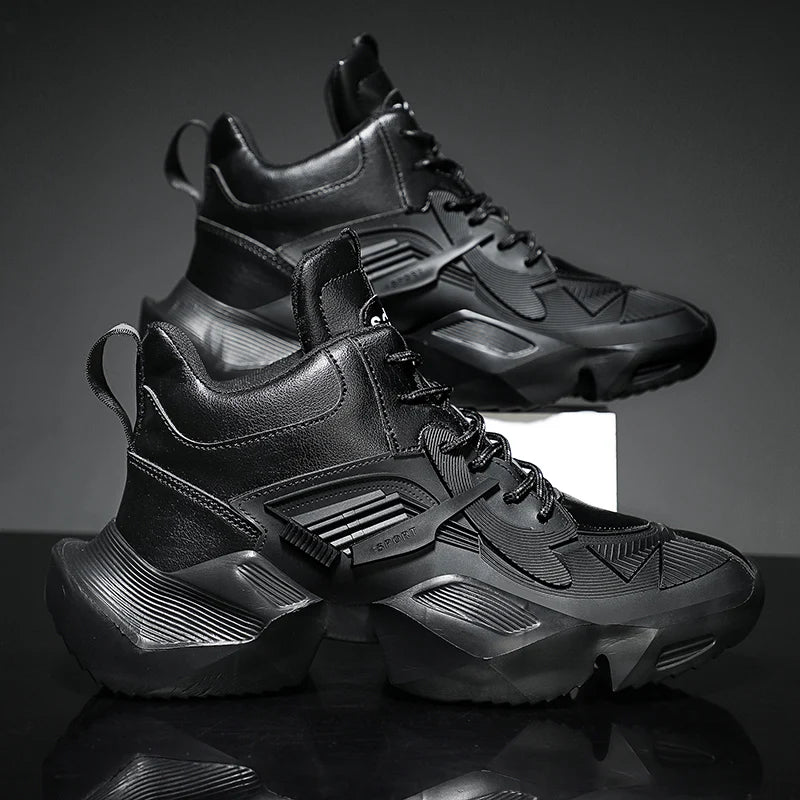 Men's white high top sneakers