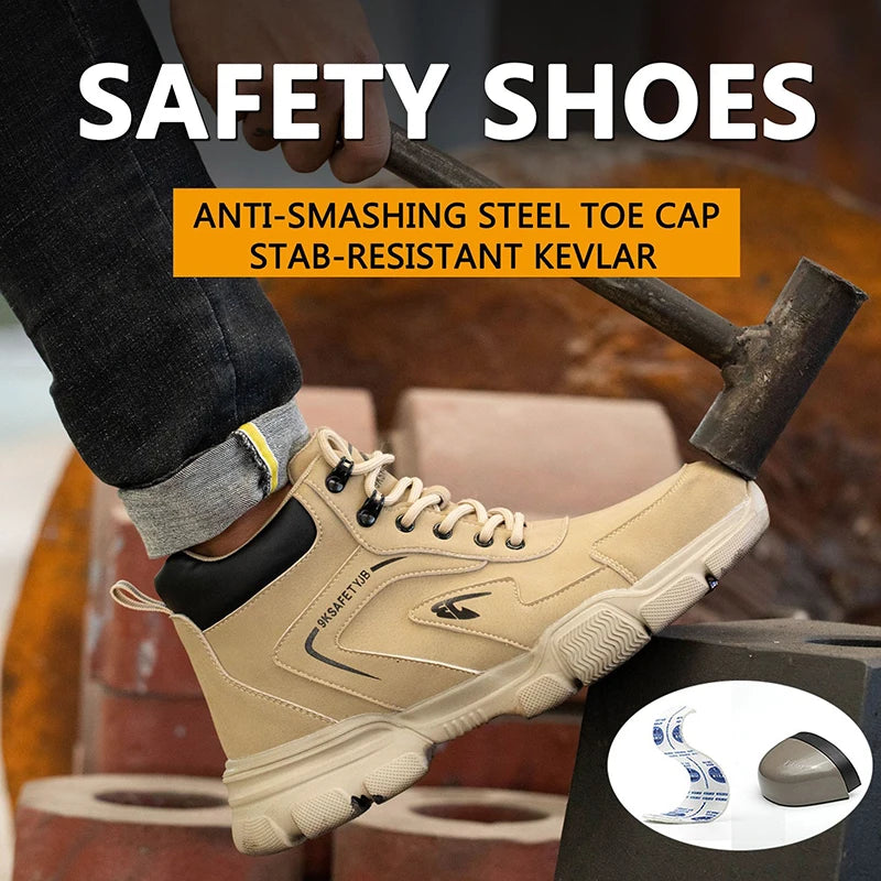 Indestructible Steel Toe Safety Shoes