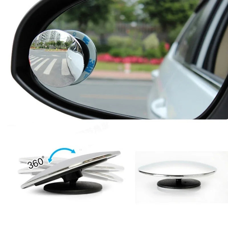 Auxiliary convex rearview mirror for car