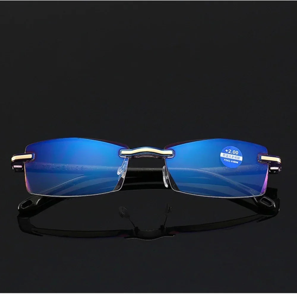 Multifocal glasses 2 in 1 cpm protection against blue light