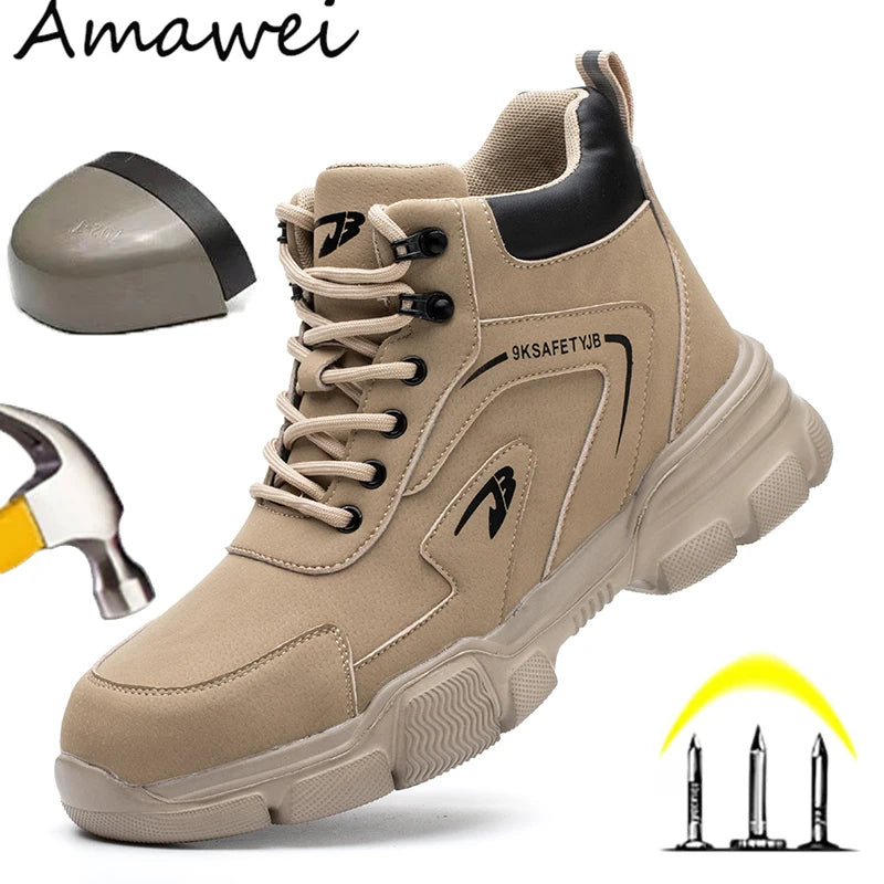 Indestructible Steel Toe Safety Shoes