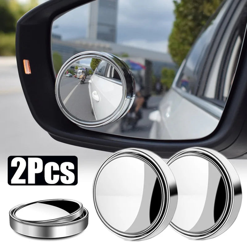 Auxiliary convex rearview mirror for car