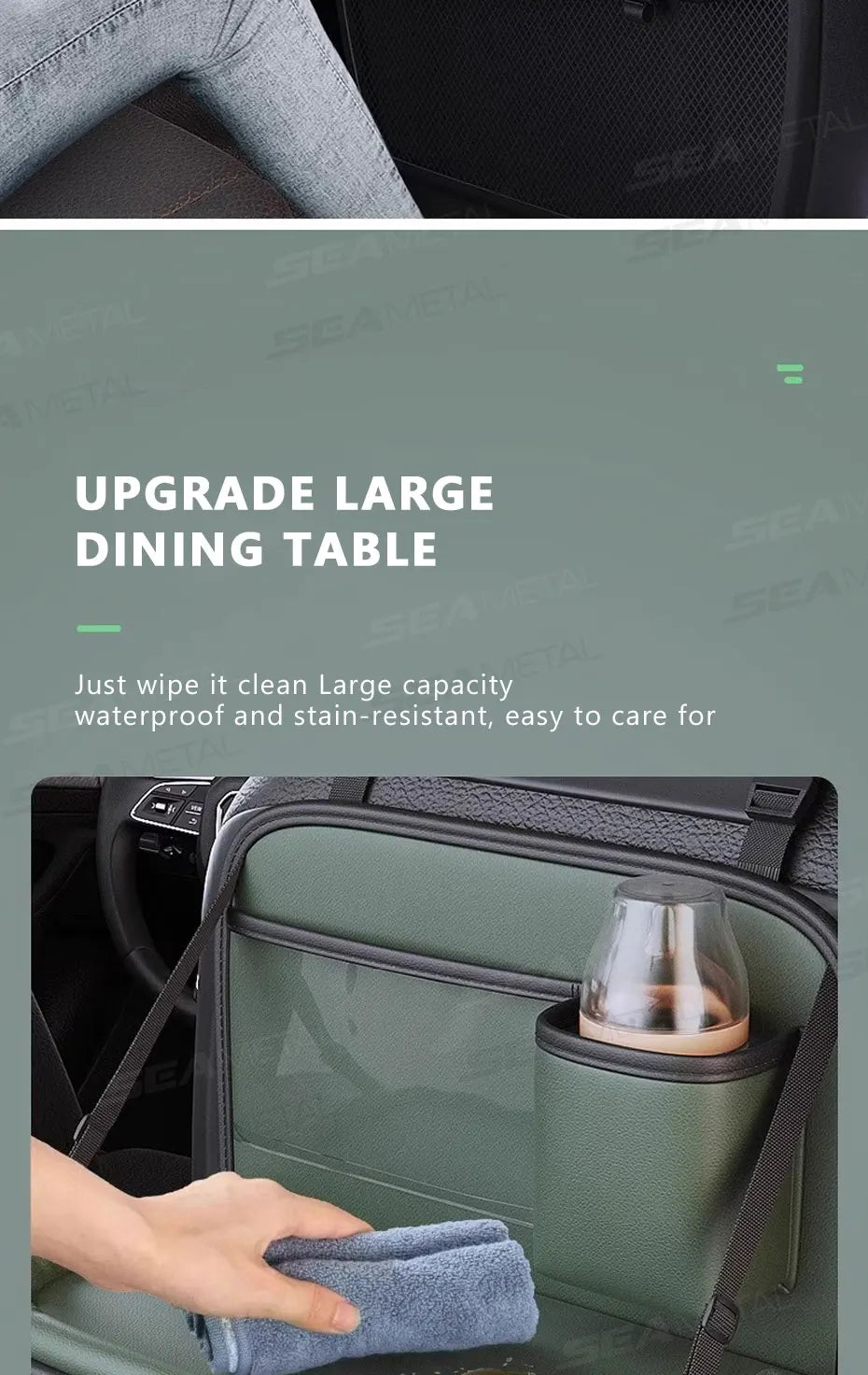 Car backseat storage bag
