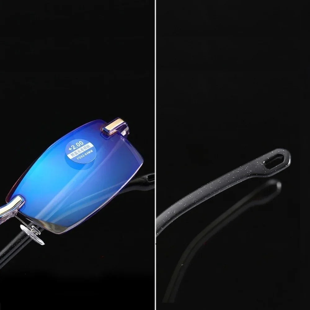 Multifocal glasses 2 in 1 cpm protection against blue light