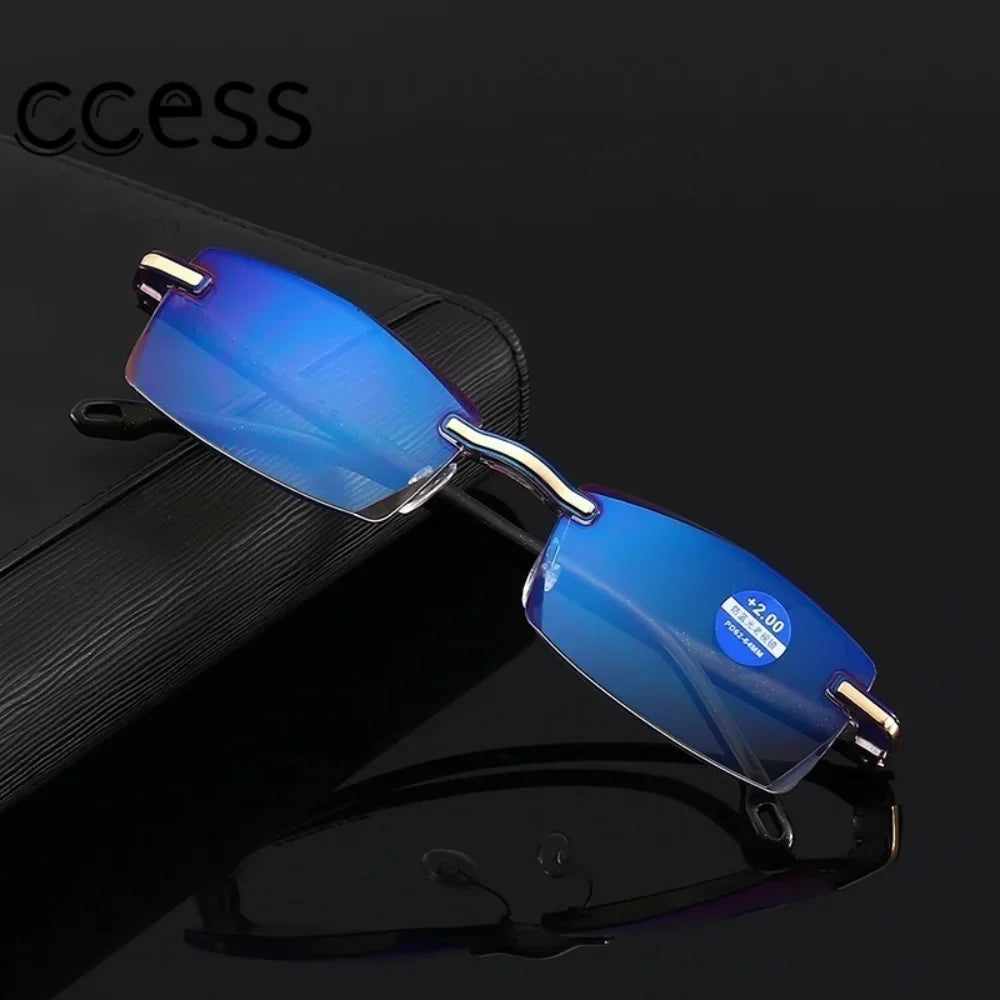 Multifocal glasses 2 in 1 cpm protection against blue light