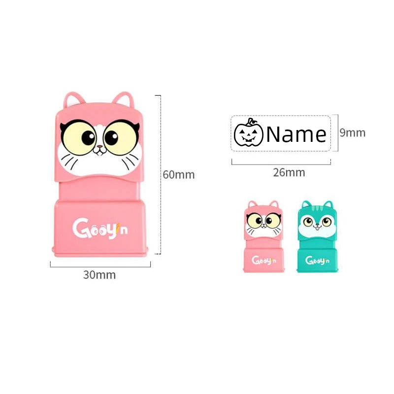 Personalized children's name stamp