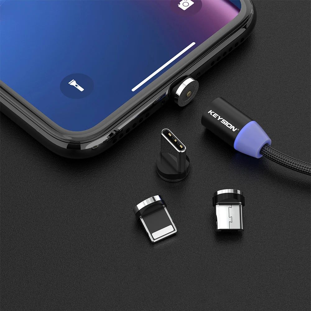 Mobile phone usb charger magnet cable