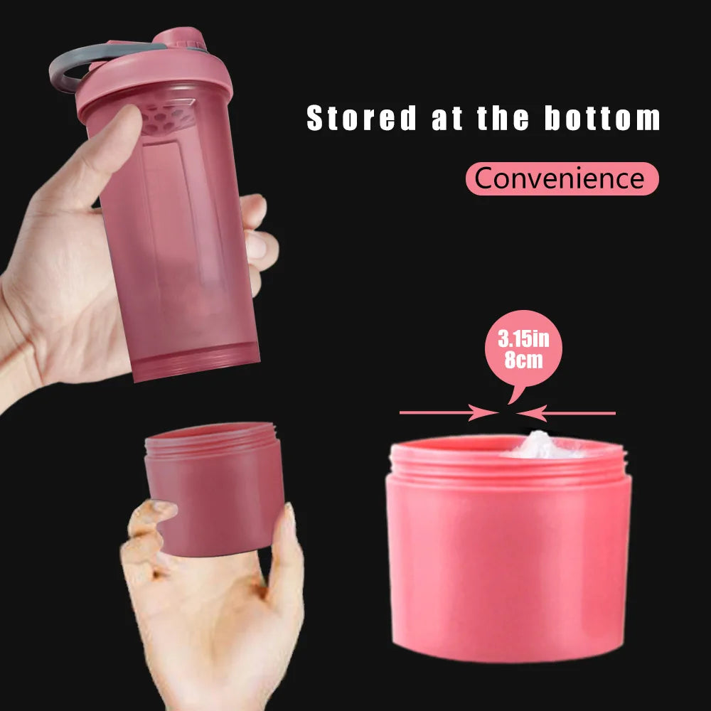 Whey protein shaker cup