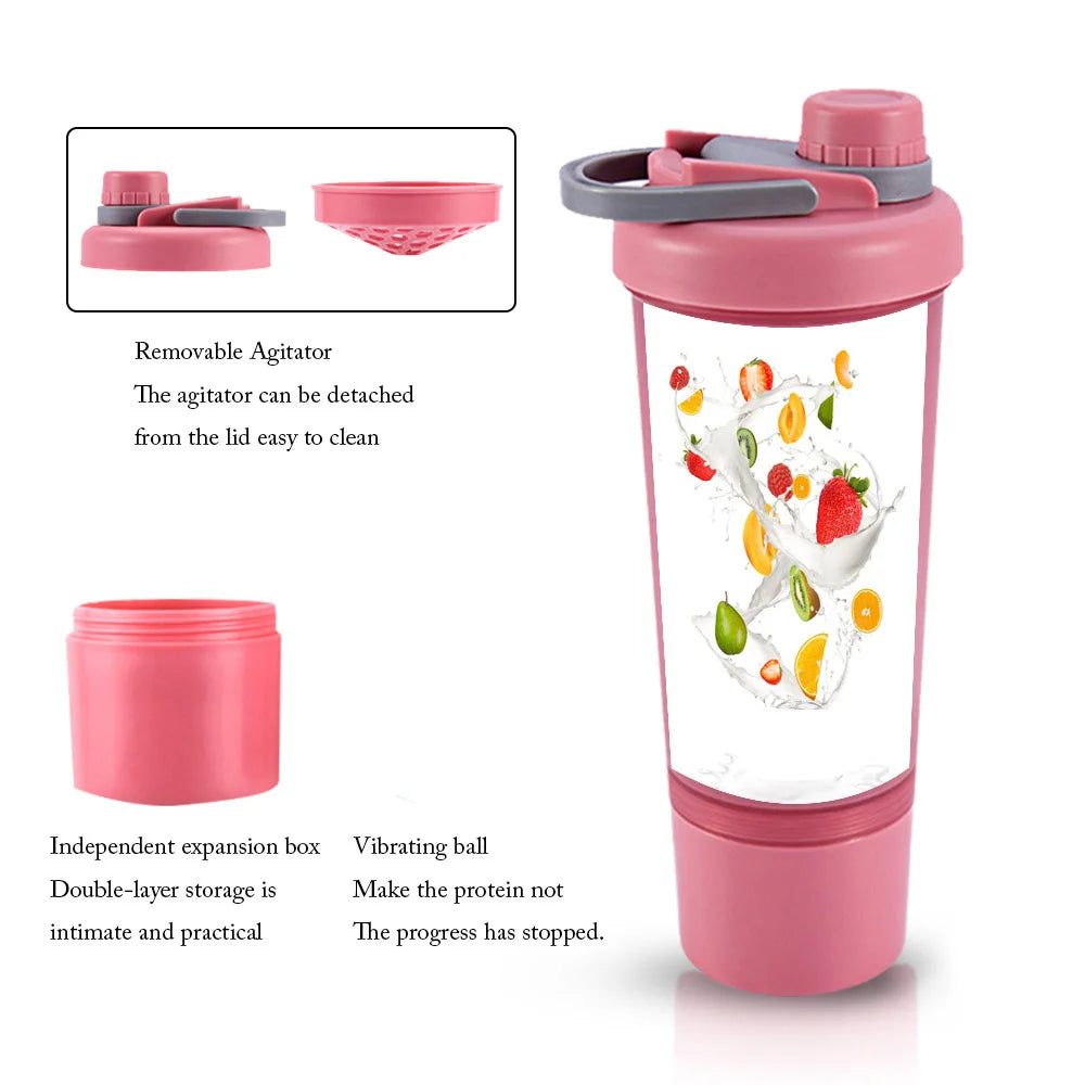 Whey protein shaker cup