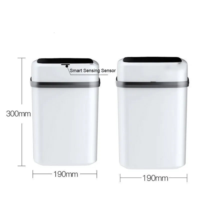 13L Smart Trash Bin for Kitchen and Bathroom