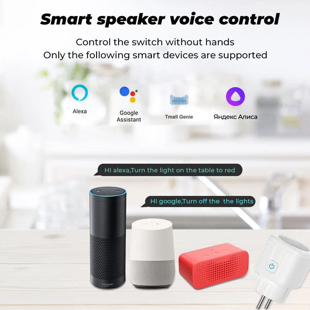 Smart socket wifi plug smart home.