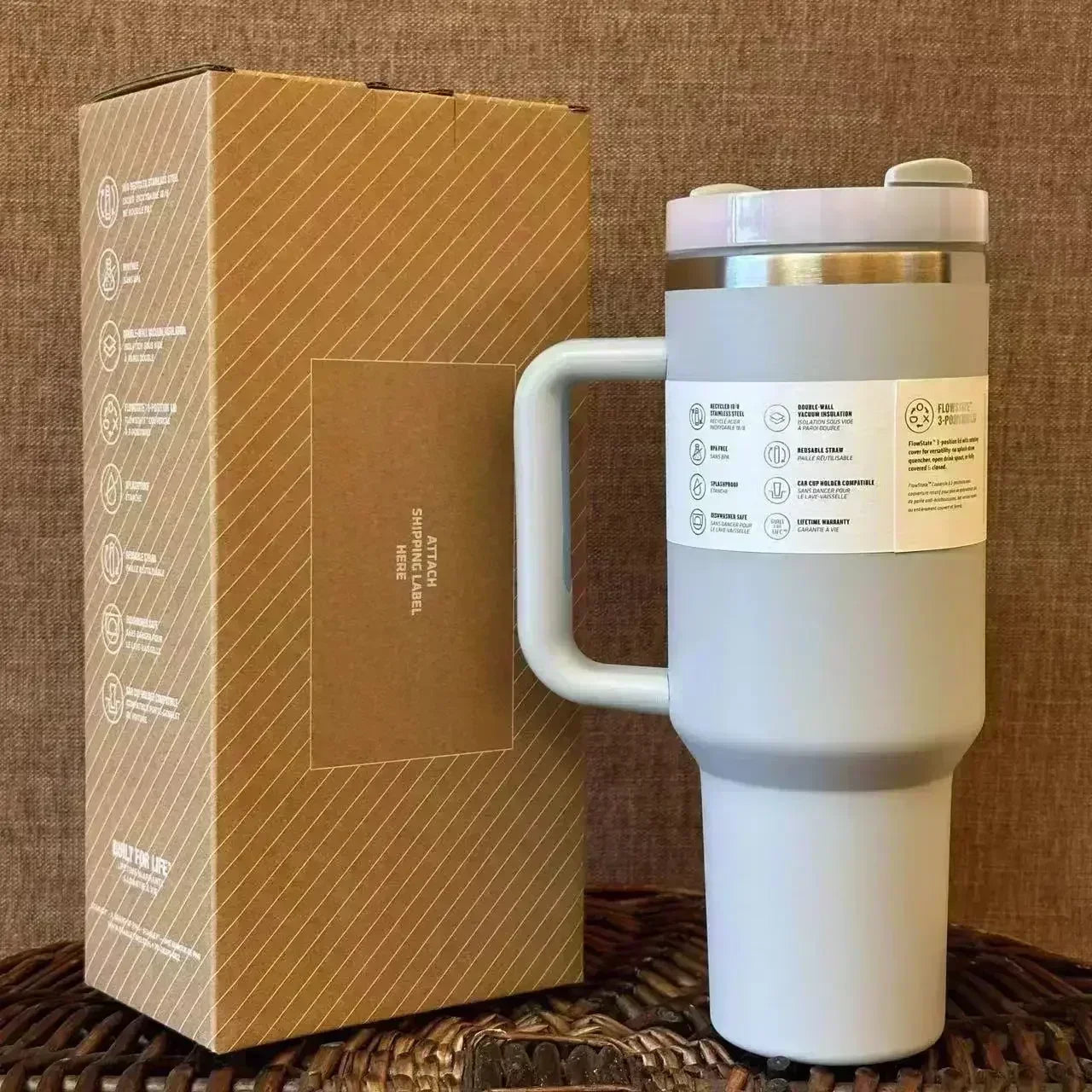 ThermaSip 40™ – Copo Térmico Inteligente da FlinkExpress