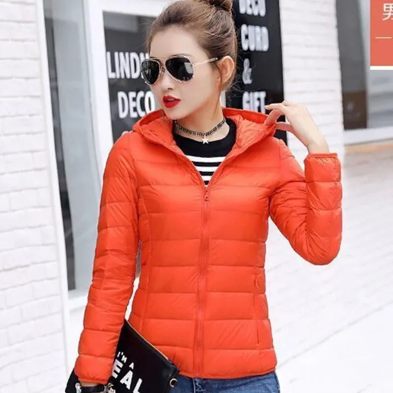 Women's short winter jacket