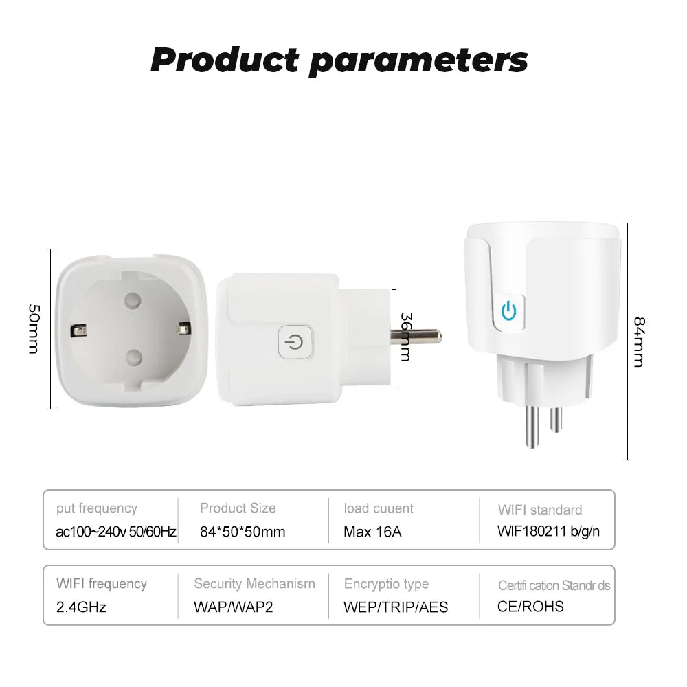 Smart socket wifi plug smart home.