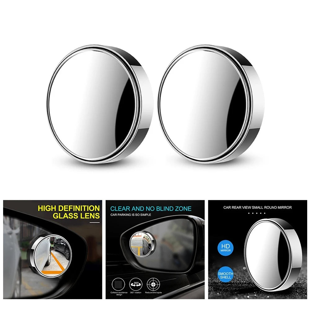 Auxiliary convex rearview mirror for car