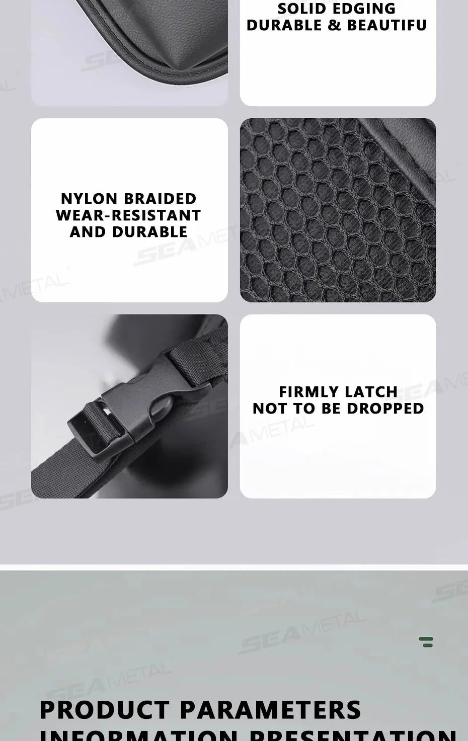 Car backseat storage bag